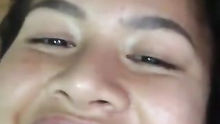 FaceTime Thai GIRLFRIEND Love having Cream-Colored Poon with Fucktoy