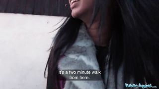 Public Agent Stranded Thai Facialised by Stranger