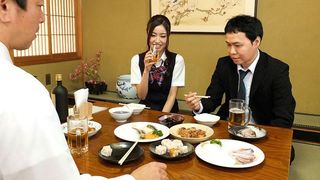 Asian office damsel, Hana Yoshida had intercourse with chief, uncens