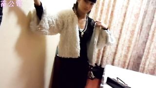 The Hostess is Clad in Milky Shoes Female Dominance