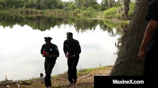 Cambodian Cop Maxine X Penetrated By 7 Humungous Ebony Zombie Hard-Ons!