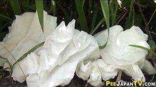 Chinese schoolgirls pee