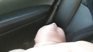 Phat Boobs Japanese COUGAR Swinging in the Truck