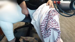 PLUS-SIZE Office Escapade Boinking myself at Work