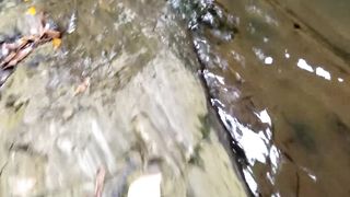Smashing Indian Mommy near WaterFall Woods Outdoor Hump
