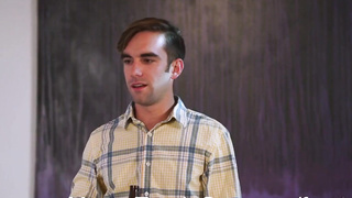 hot deepthroating threesome