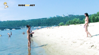 An adorable nudist girls