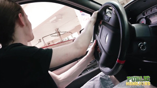 Public Handjobs Sexy Wet Fivesome Car Wash