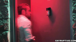 Steamy fuck threesome with three hot men