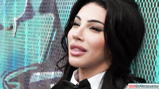 I anal my busty shemale waiter colleague