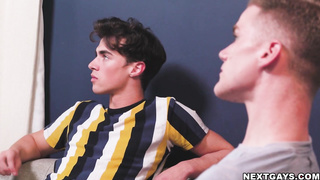 Collin used a dildo to Jonathan and Nick's ass