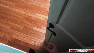 Stepson caught spying on his horny stepmom