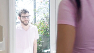 - curious next door chick tries neighbor's dick