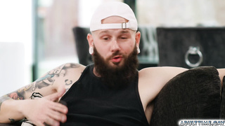 Zak help his friend to fuck a guy for the first time