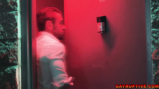 Three hot men having a triple fuck fest