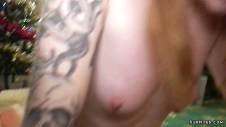 Azura Alii hard throat fuck and swallow