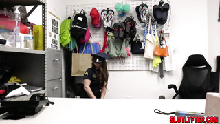 Mira sucked officer Rustys big cock so good