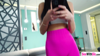 Annoying stepsis blowjob and rough fuck