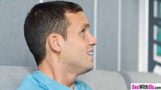 Annoying stepsis blowjob and rough fuck