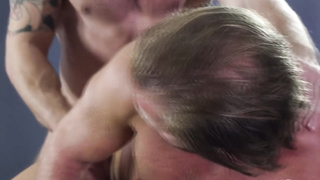 Bruce got rewarded with James' meaty cock