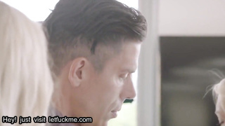 creampie two college teens fuck for big break