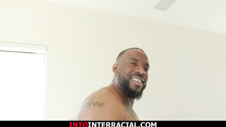 Small tit brunette sucks bbc for cuck bf