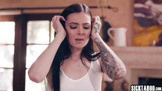 Innocent teen fucks dominant stepdad