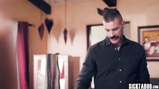 Innocent teen fucks dominant stepdad