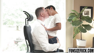 Damien Grey rides Legrand Wolfs big cock