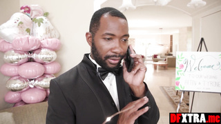 Petite bride group fucked before wedding