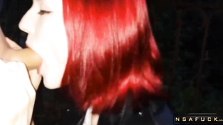 First Time Public Sloppy Blowjob Deepthr