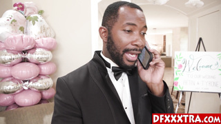 Hot bride fucks husbands black friends