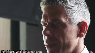 creampie sexy babe kendra spade fills all her holes with her butler’s dick