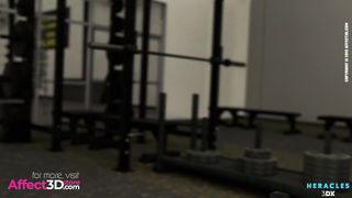 Step Aunty Gym Encounter - 3D Porn Animation by Heracles3DX