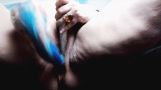 Big titted BBW Legend wets the floor with her squirt