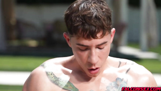 Vincent and Sonny big dicks fills each others hole