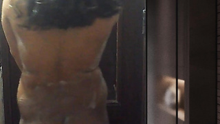 Beautiful Lady bathing