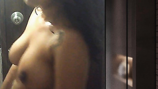 Beautiful Lady bathing