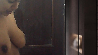 Beautiful Lady bathing