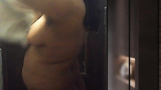 Beautiful Lady bathing