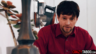 Sexy big ass nanny got stuck and fucked