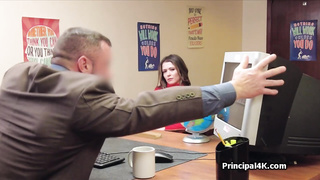 Brunette milf deep throats fat dick in lingerie