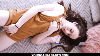 Curiosity drove Hazel to get fucked in the ass.