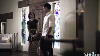 Petite naive waitress fucked in the ass