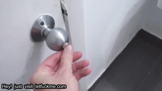 blowjob hot black teen fucks older white dick in bathroom for facial