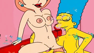 Griffins and Simpsons cheating moms