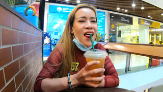 Huge boobs amateur Thai MILF girlfriend