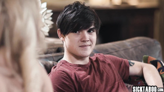 Busty MILF and big ass teen riding cock