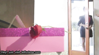 creampie  blonde milf swallows big dick whole