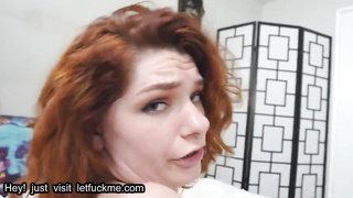 cumshot  daddy bangs his busty ginger stepdaughter